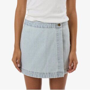 Thrills Marley Denim Wrap Skirt